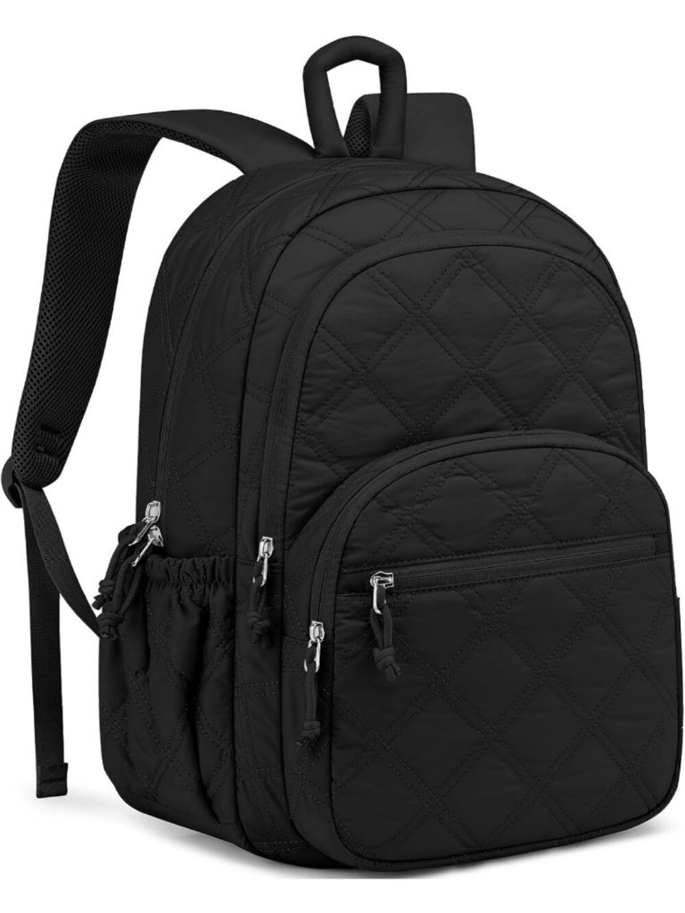 Lightweight Quilted Travel Backpack for Women - 15.6" Laptop, Water-Resistant